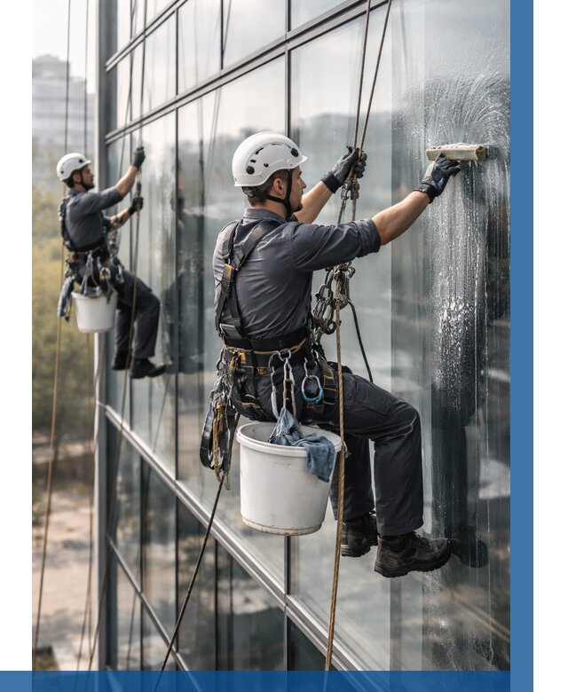 Мойка сплошного остекления в Сланцах, заказать от 310 р.| ВЫСОТНИК-Слы