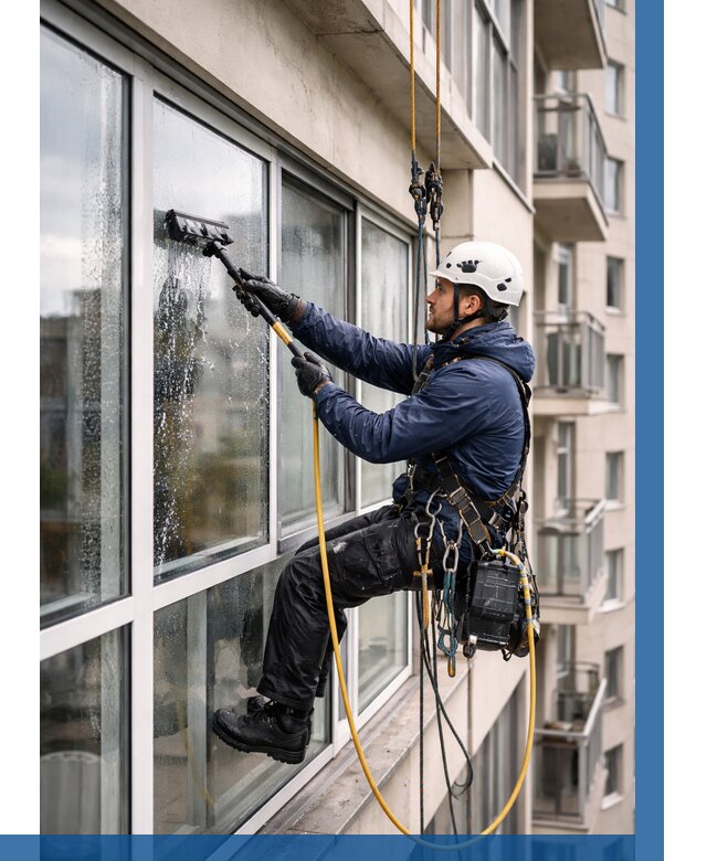 Мойка балконного остекления в Сланцах от 3616 р. | ВЫСОТНИК-Слы