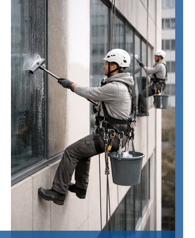 Мойка фасадов зданий в Сланцах под ключ от 362 р. | ВЫСОТНИК-Слы