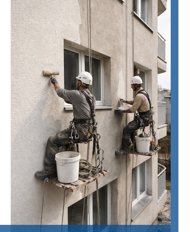 Нанесение короеда на фасад в Сланцах от 465 р. | ВЫСОТНИК-Слы