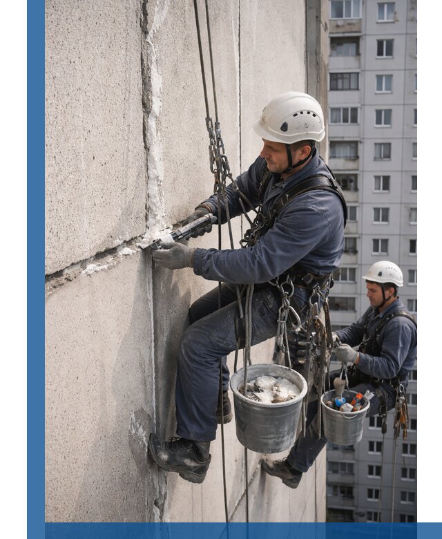 Утепление межпанельных швов в Сланцах профессионально и надежно
