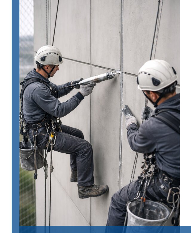 Первичная герметизация швов фасадов и кровель в Сланцах