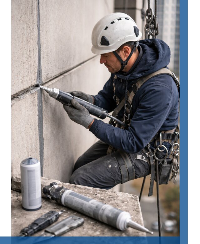 Вторичная герметизация швов в Сланцах от 465 р. | ВЫСОТНИК-Слы