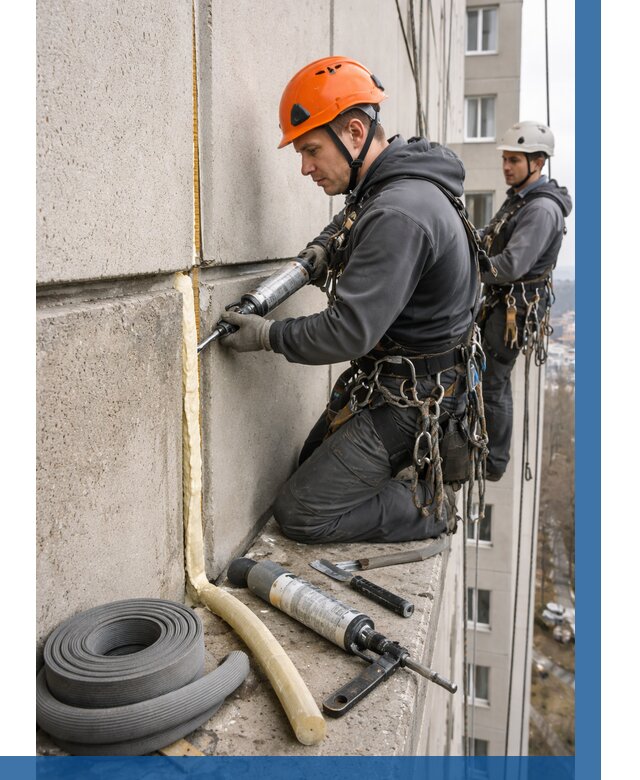 Теплый шов межпанельные швы в Сланцах от 723 р. | ВЫСОТНИК-Слы