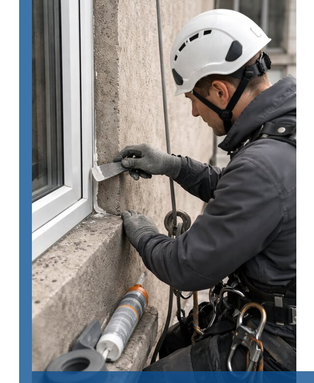 Герметизация монтажных швов окон в Сланцах с гарантией качества