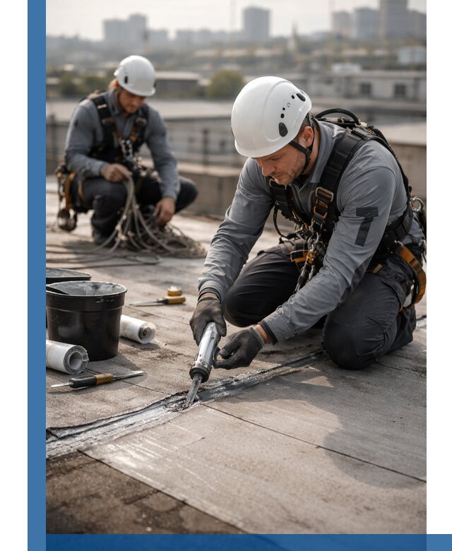 Аварийное и капитальное устранение протечек кровли в Сланцах