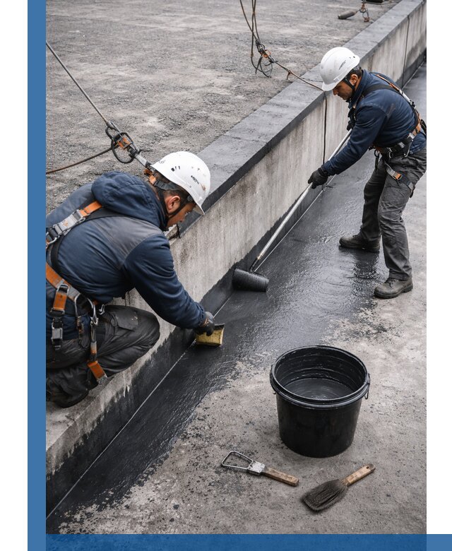 Гидроизоляция кровли жидкой резиной профессионально в Сланцах