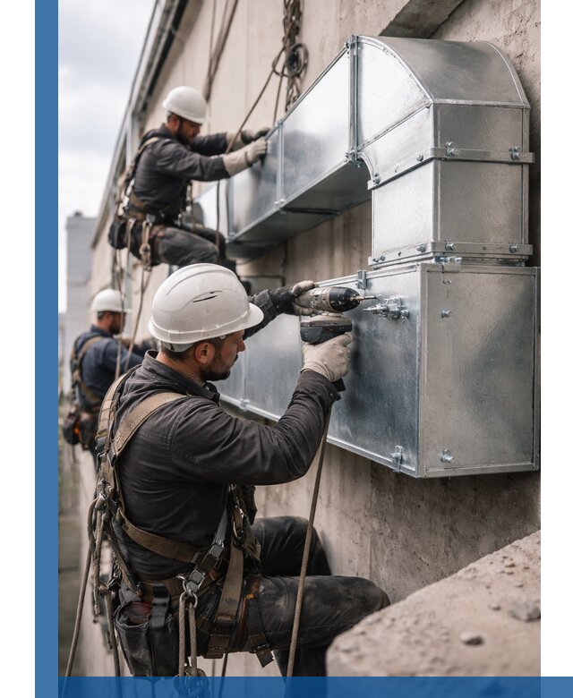 Профессиональный монтаж вентиляционных коробов в Сланцах под ключ