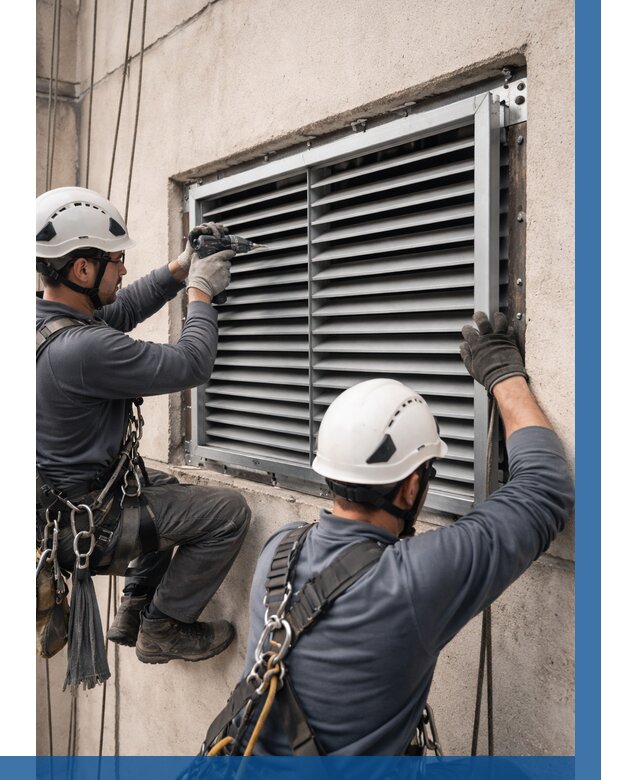 Монтаж вентиляционных решеток в Сланцах от 4649 р. | ВЫСОТНИК-Слы