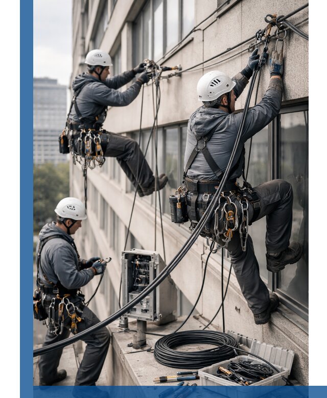 Прокладка оптоволоконного кабеля в Сланцах под ключ с тестированием