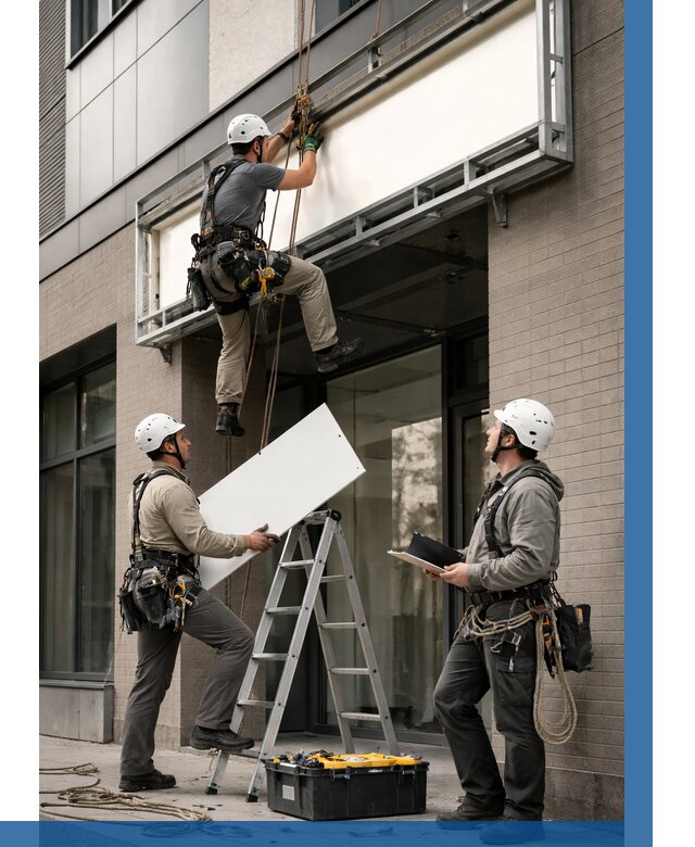 Монтаж светового короба в Сланцах от 6716 р. | ВЫСОТНИК-Слы