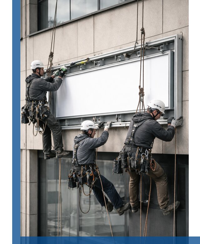 Профессиональный монтаж светового короба под ключ в Сланцах