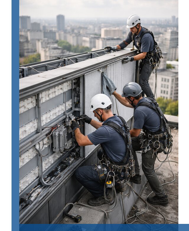 Профессиональное обслуживание крышной рекламы в Сланцах под ключ