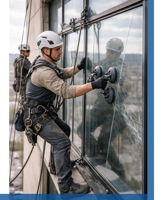 Замена стекла в витраже в Сланцах под ключ от 8782 р. | ВЫСОТНИК-Слы