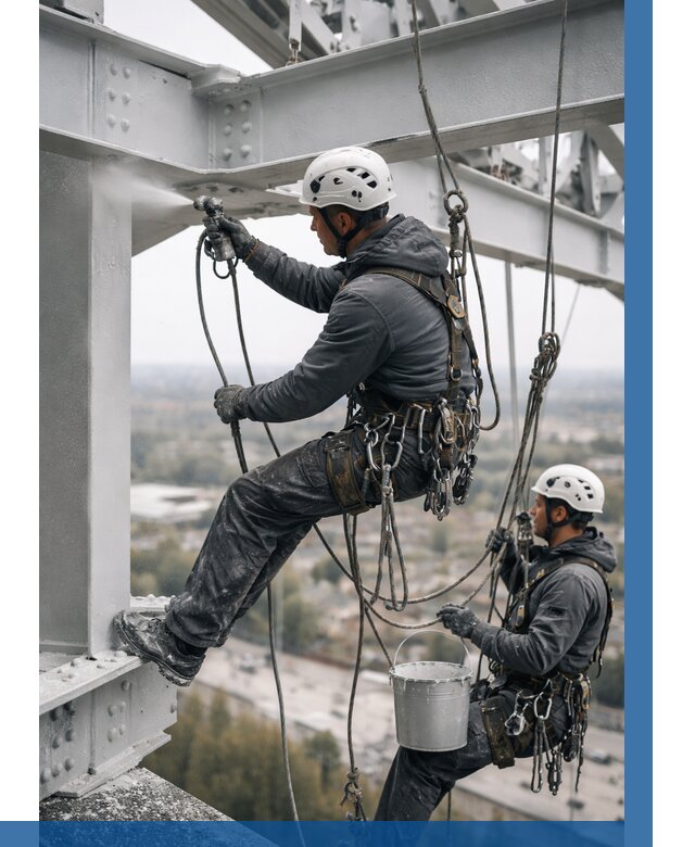 Покраска металлоконструкций на высоте в Сланцах 362 р |ВЫСОТНИК-Слы