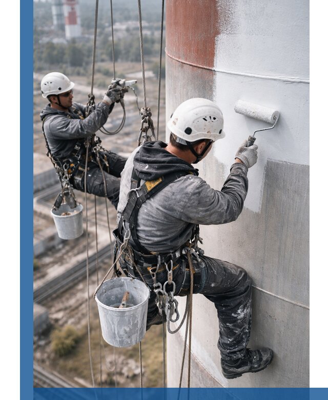 Покраска дымовых труб в Сланцах: антикоррозийная защита и восстановление