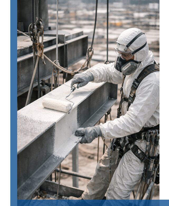 Профессиональная огнезащитная обработка металлоконструкций в Сланцах