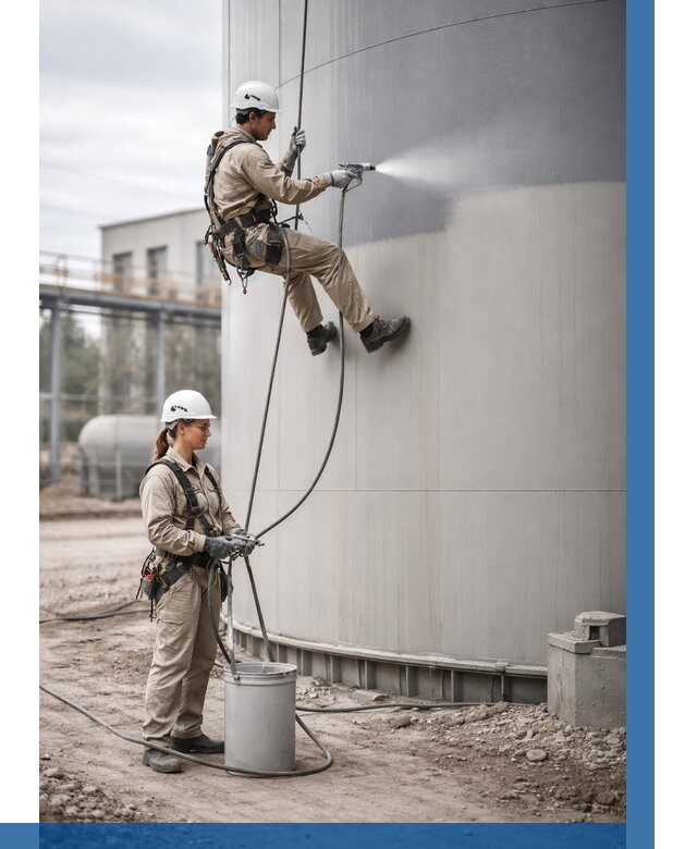 Покраска резервуаров в Сланцах от 1240 р. | ВЫСОТНИК-Слы — заказать