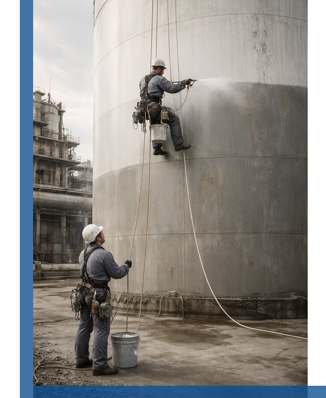 Покраска стальных резервуаров и емкостей в Сланцах профессионально