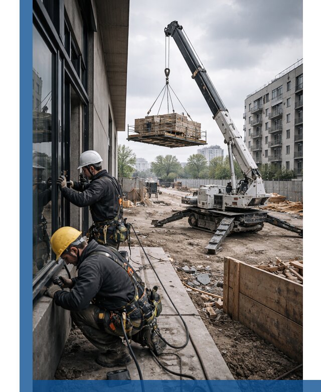 Аренда крана Пионер в Сланцах для строительных работ