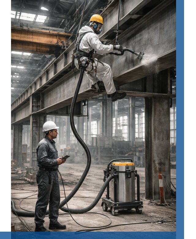 Обеспыливание конструкций в цехе в Сланцах от 4339 р. | ВЫСОТНИК-Слы