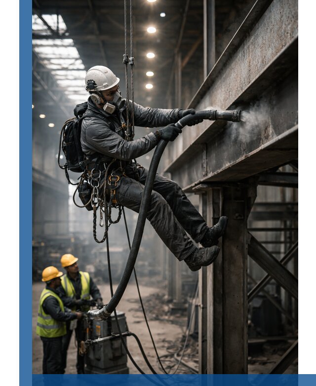 Обеспыливание конструкций в цехах промышленного производства в Сланцах