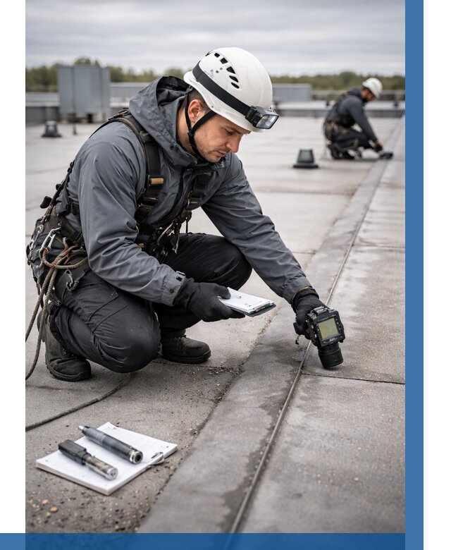 Обследование кровли на протечки в Сланцах от 4649 р. | ВЫСОТНИК-Слы